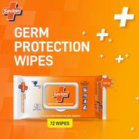 Savlon Germ Protection Multipurpose Thick & Soft Wet Wipes with Fliptop lid - 72 Wipes