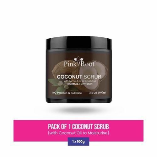 100gm Pink Root Coconut Scrub Age Group: All Age Group