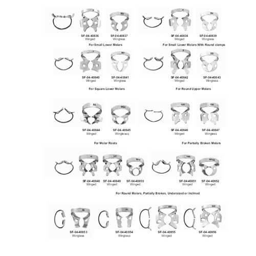 Winged Labial Clamp - Stainless Steel, Various Sizes | Ergonomic Wing Design, Secure Grip, Gentle Retraction, Polished Finish