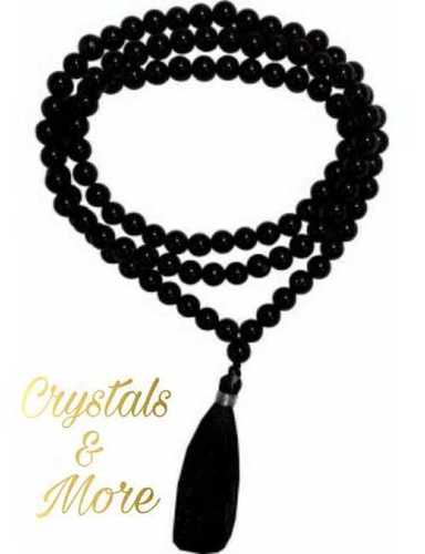 Black Tourmaline  Mala