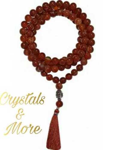 Red Carnelian Mala By CRYSTALS AND MORE EXPORTERS