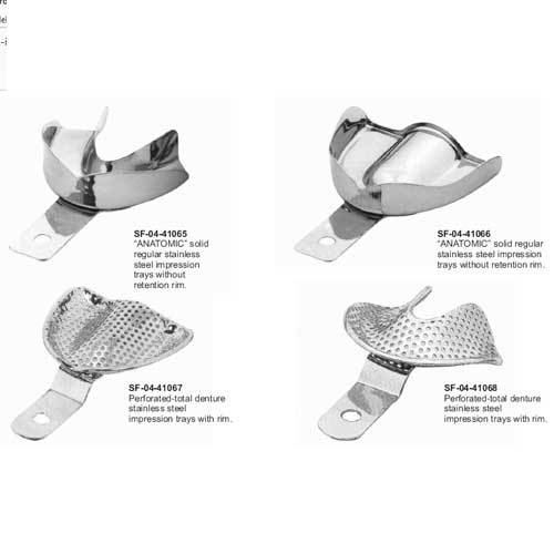 ANATOMIC Solid Regular Stainless - Stainless Steel, Varying Sizes | Durable, Sterilizable, Precise Fit, Reusable, Lightweight, Polished Finish