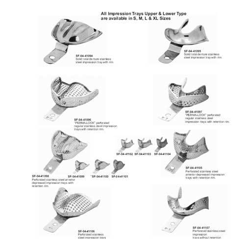 Stainless Steel Impression Trays
