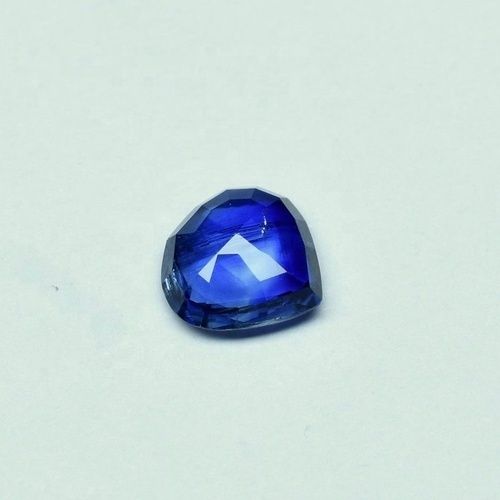 6mm Blue Kyanite Faceted Heart Loose Gemstones