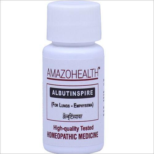 100% Safe Albutinspire Homeopathic Medicine For Lungs Emphysema