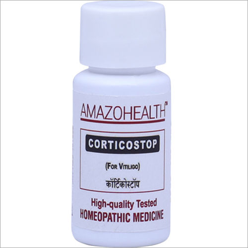 100% Safe Corticostop Homeopathic Medicine For Vitiligo