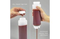 Squeeze Fifo Bottle - 750 Ml, Translucent Pp Plastic For Kitchen Utility