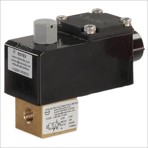 3 Way Low Power Direct Acting Solenoid Valve