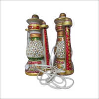 Multicolor Handicraft Marble Lamp