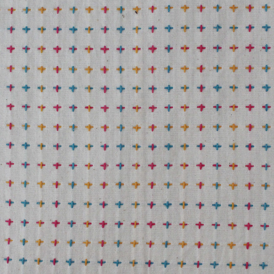 Striped Cotton OCS 100 Dobby Weave Fabric
