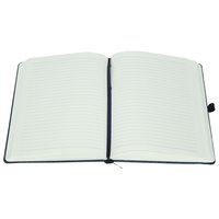 Comma Abaca - A5 Size - Hard Bound Notebook (Navy Blue)