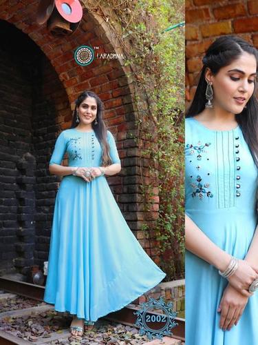 Rayon Kurti Gown