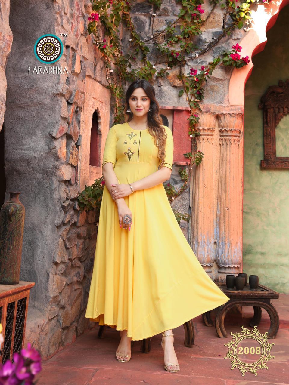 Rayon Kurti Gown