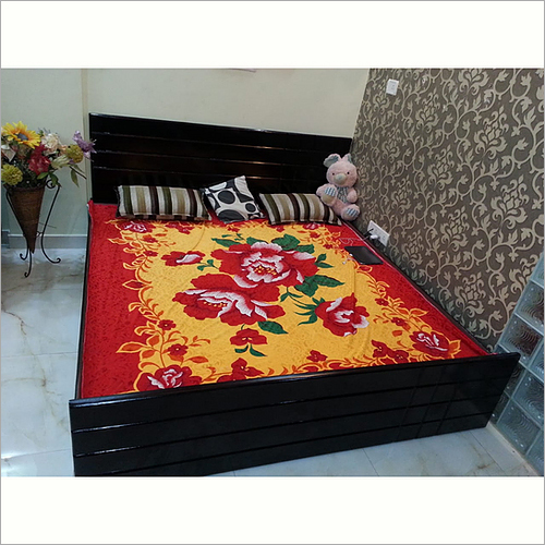 Durable King Size Storage Wooden Bed