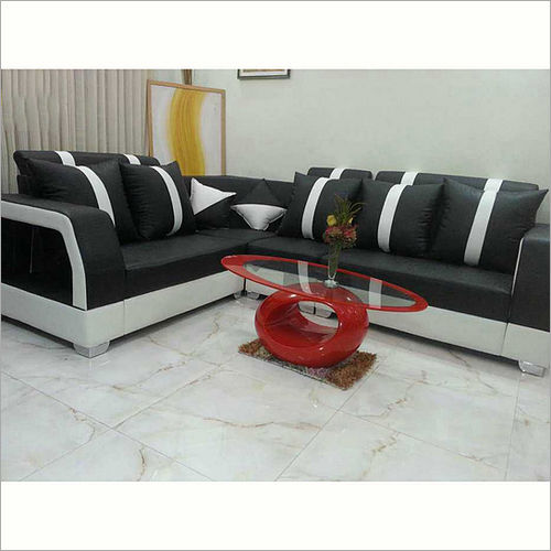 5 seater l online shape sofa set