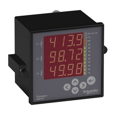 Schneider Conzerv EM6436 Multifunction & VAF Meter