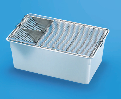 Tarsons 081000 Cage Bin - PP Material, 22cm Length, White Color, 2 GSM Weight | 230V Power, 2-Year Warranty, Ideal for Diverse Applications