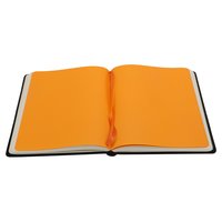 Comma Laser - A5 Hard Bound Notebook (Etched Orange Sphinx)