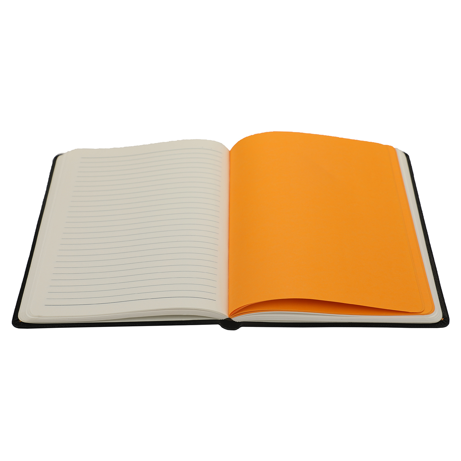 Comma Laser - A5 Hard Bound Notebook (Etched Orange Sphinx)