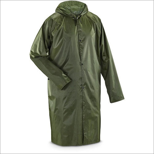 military raincoat