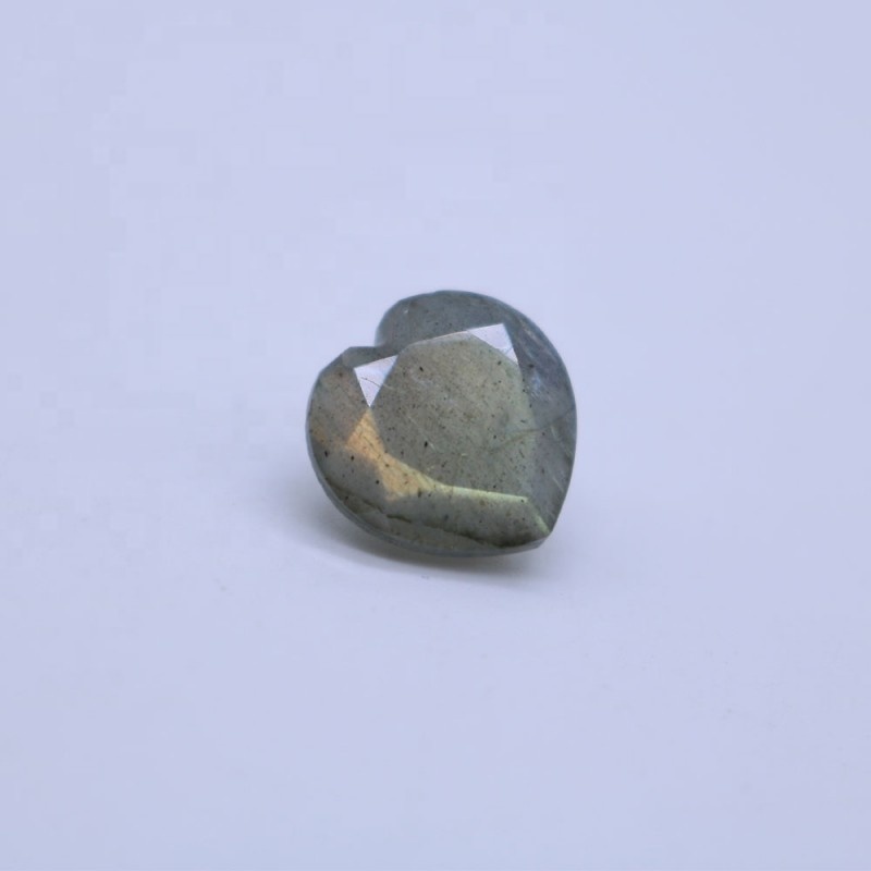 4mm Labradorite Faceted Heart Loose Gemstones