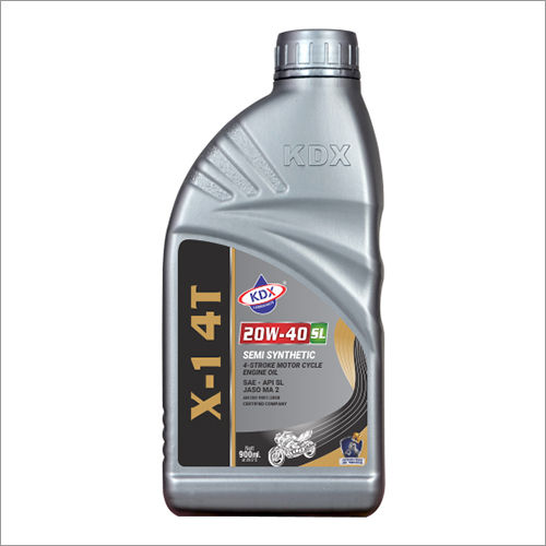 900ml X1-4T 20w40 SL Semi Synthetic Bike Engine Oil Kdx Lubricants