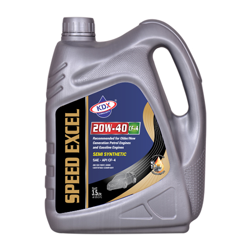 3.5 Ltr Speed Excel 20W40 CF-4 Semi Synthetic Car Engine Oil Multi Grade Oil Tractor Oil