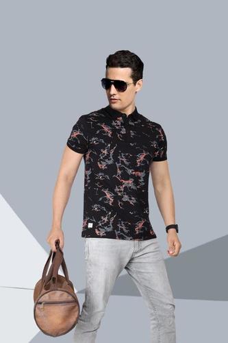 Men's   Collar T-Shirt
