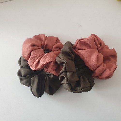 Multi Color Georgette Scrunchies