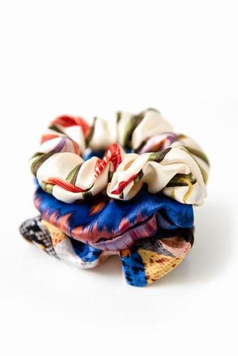 Silk Printed Scrunchies