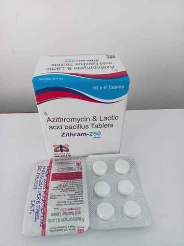 Azithromycin 250 Mg + Lactic Bacillus By RAMPTON HEALTHCARE