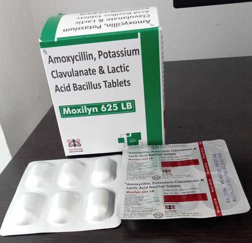 Amoxycillin 500 Mg + Clavulanic Acid 125 Mg + Lactic Bacillus