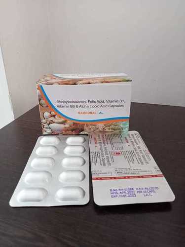 Methylcobalamine 1500mcg + Alpha Lipoic Acid 100 Mg + Folic Acid 1.5 Mg + Vit B1 10 Mg + Vit B6 3mg