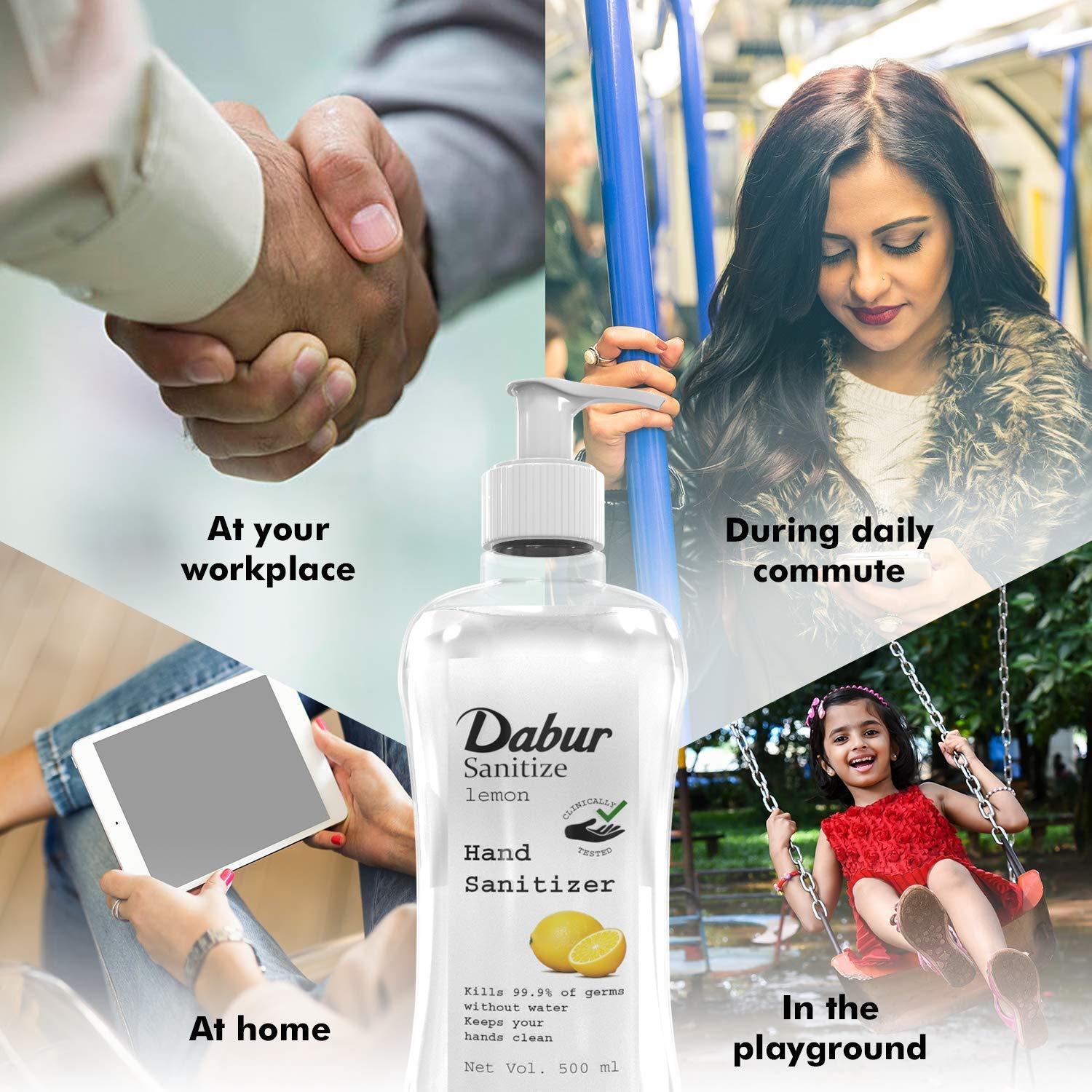 Dabur Sanitize 500 ml Hand Sanitizer| Alcohol Based Sanitizer