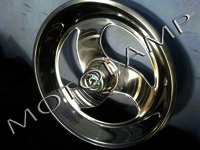 Tata 407 709 Wheel Cap - Material: Stainless Steel