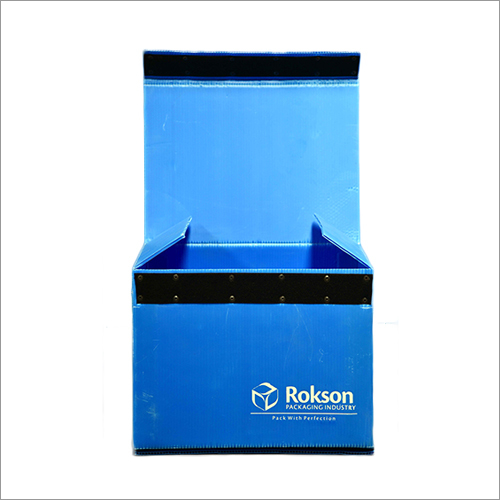 PP Blue Corrugated Box