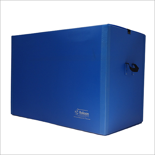 PP Blue Corrugated Box