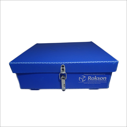 PP Blue Corrugated Box