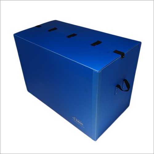 PP Blue Corrugated Box