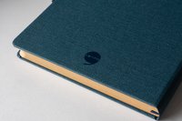 Comma Artisan  A5 Size  Hard Bound Notebook (Navy Blue)