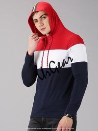 Mens Hooded T Shirt