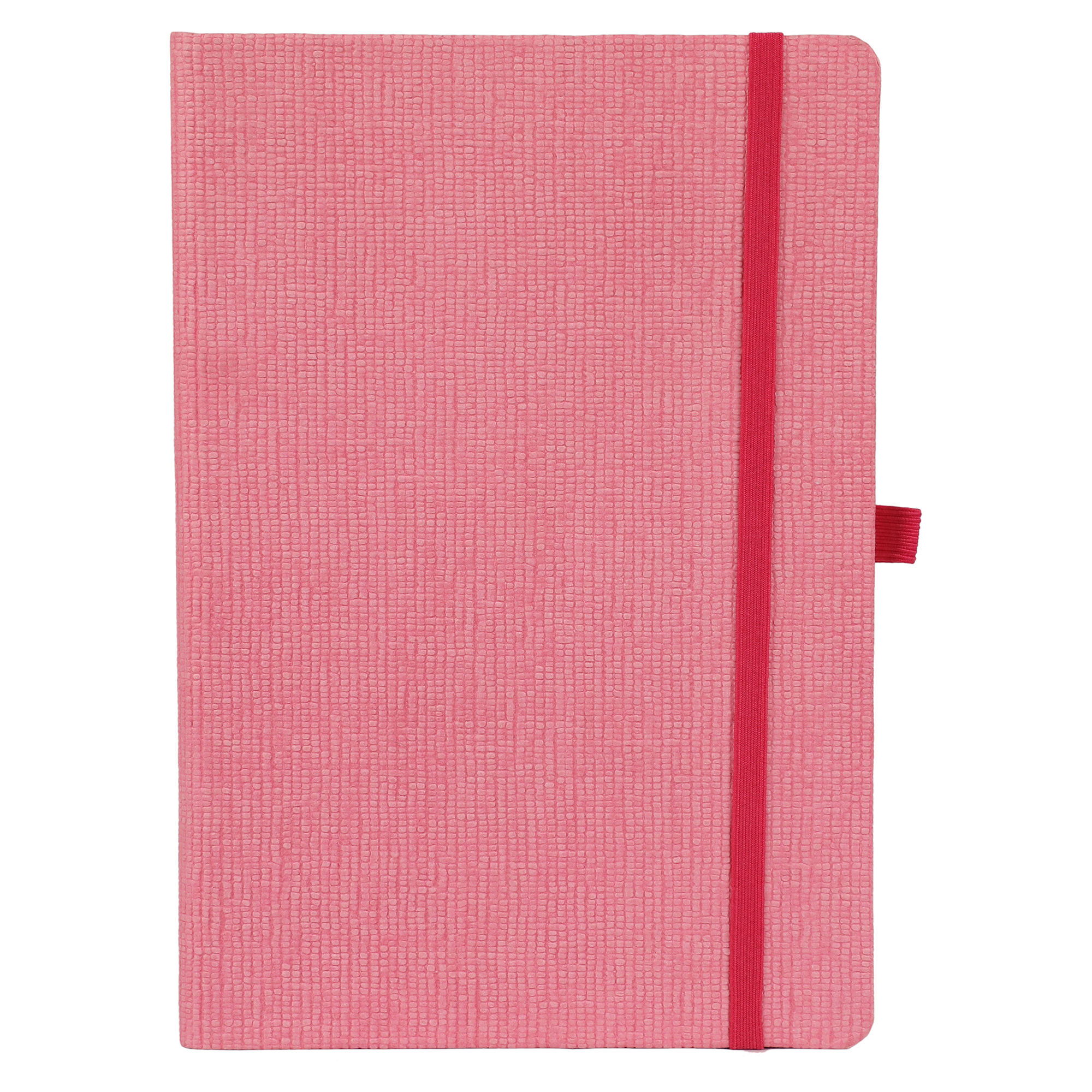 Comma Abaca - A5 Size - Hard Bound Notebook (Pink)