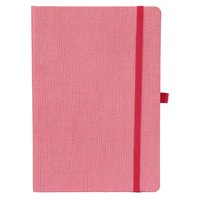 Comma Abaca - A5 Size - Hard Bound Notebook (Pink)