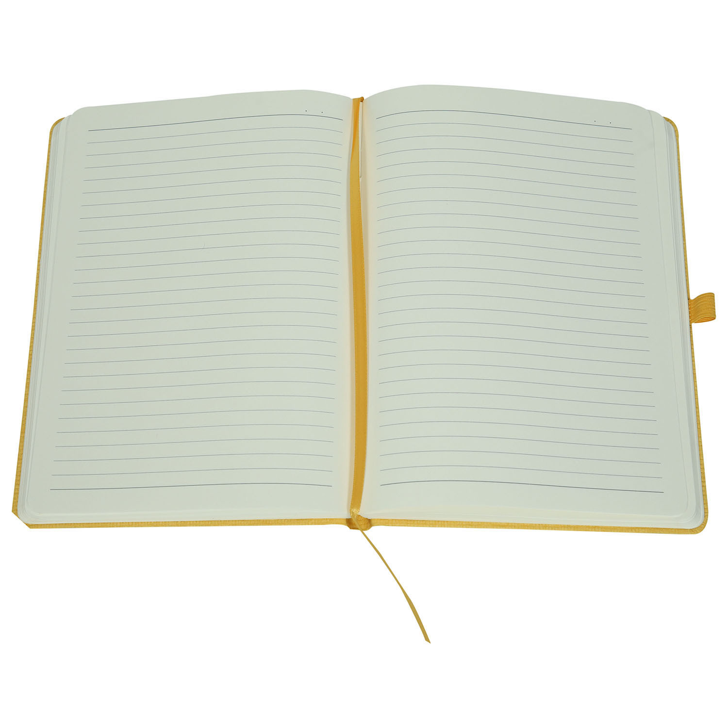 Comma Abaca - A5 Size - Hard Bound Notebook (Yellow)