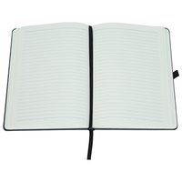 Comma Abaca - A5 Size - Hard Bound Notebook (Black)