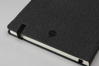 Comma Abaca - A5 Size - Hard Bound Notebook (Black)