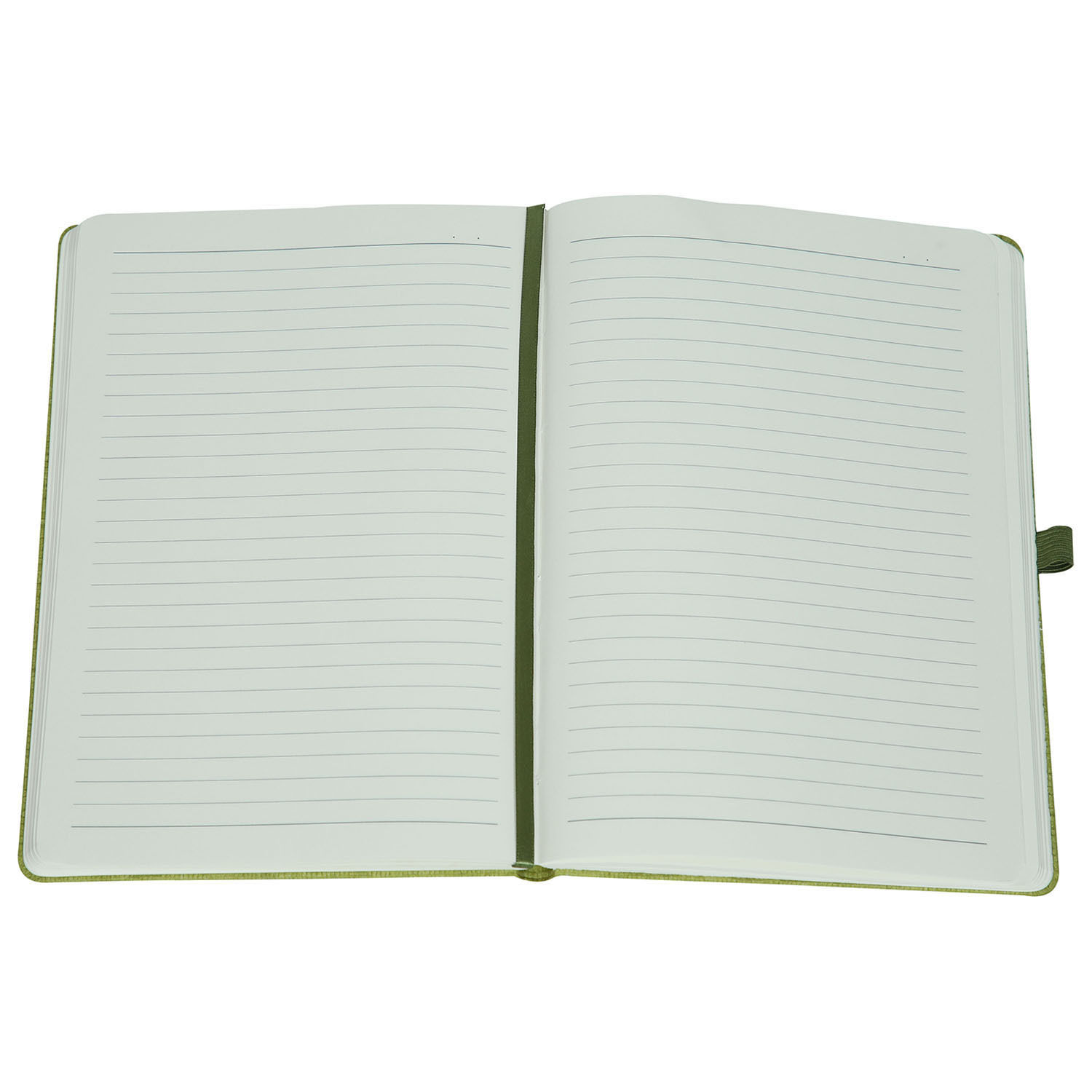 Comma Abaca - A5 Size - Hard Bound Notebook (Green)