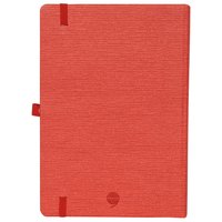 Comma Abaca - A5 Size - Hard Bound Notebook (Red)