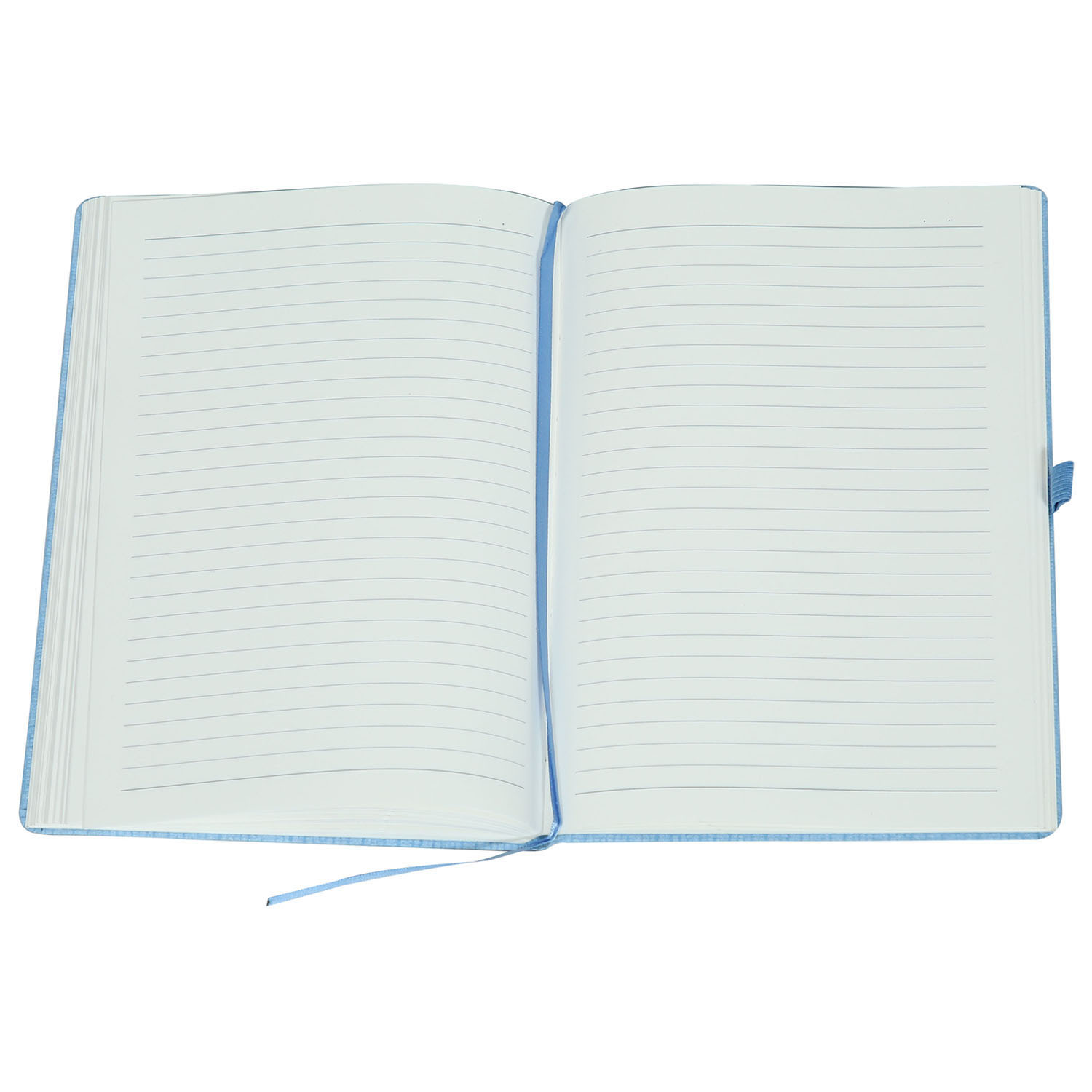 Comma Abaca - A5 Size - Hard Bound Notebook (Sky Blue)