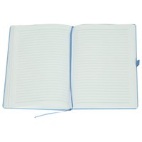 Comma Abaca - A5 Size - Hard Bound Notebook (Sky Blue)